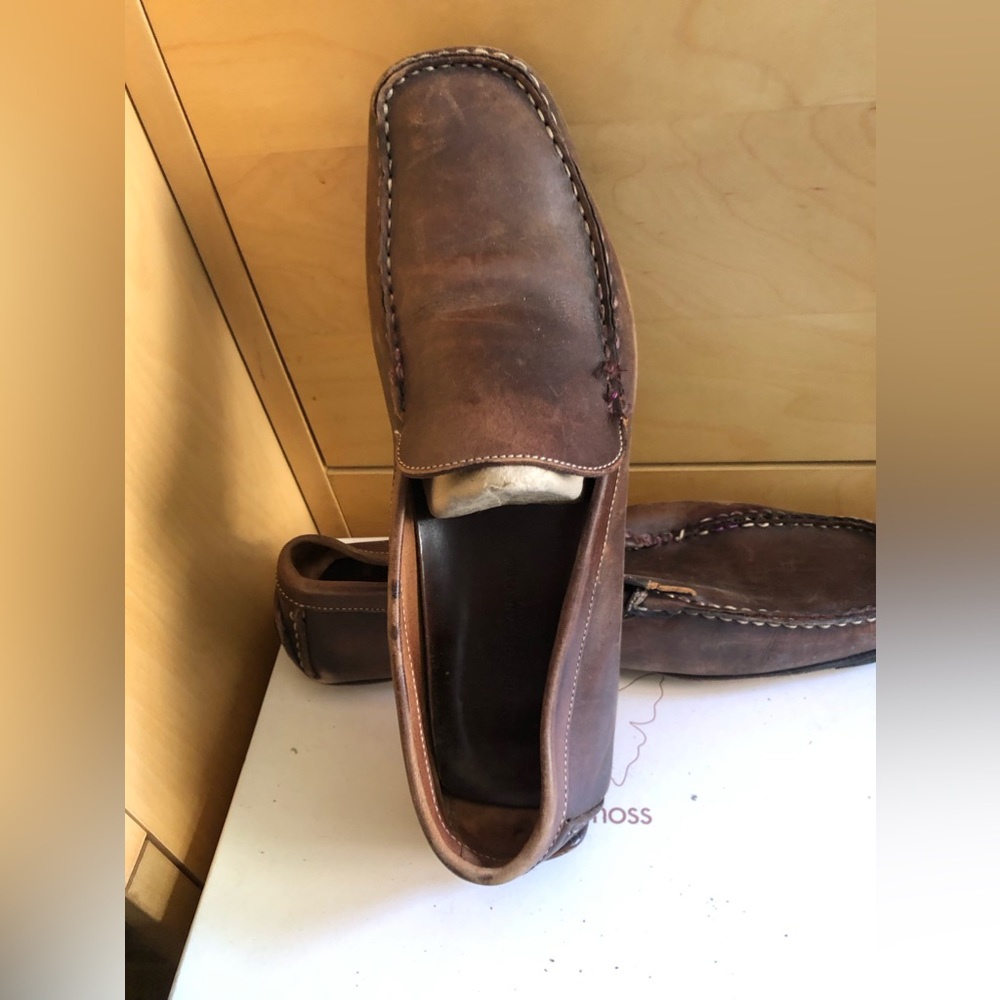 Metropolitan View men’s leather loafers, size 11